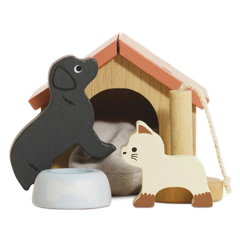 Le Toy Van - Doll House - 6-Piece Wooden Pet Set