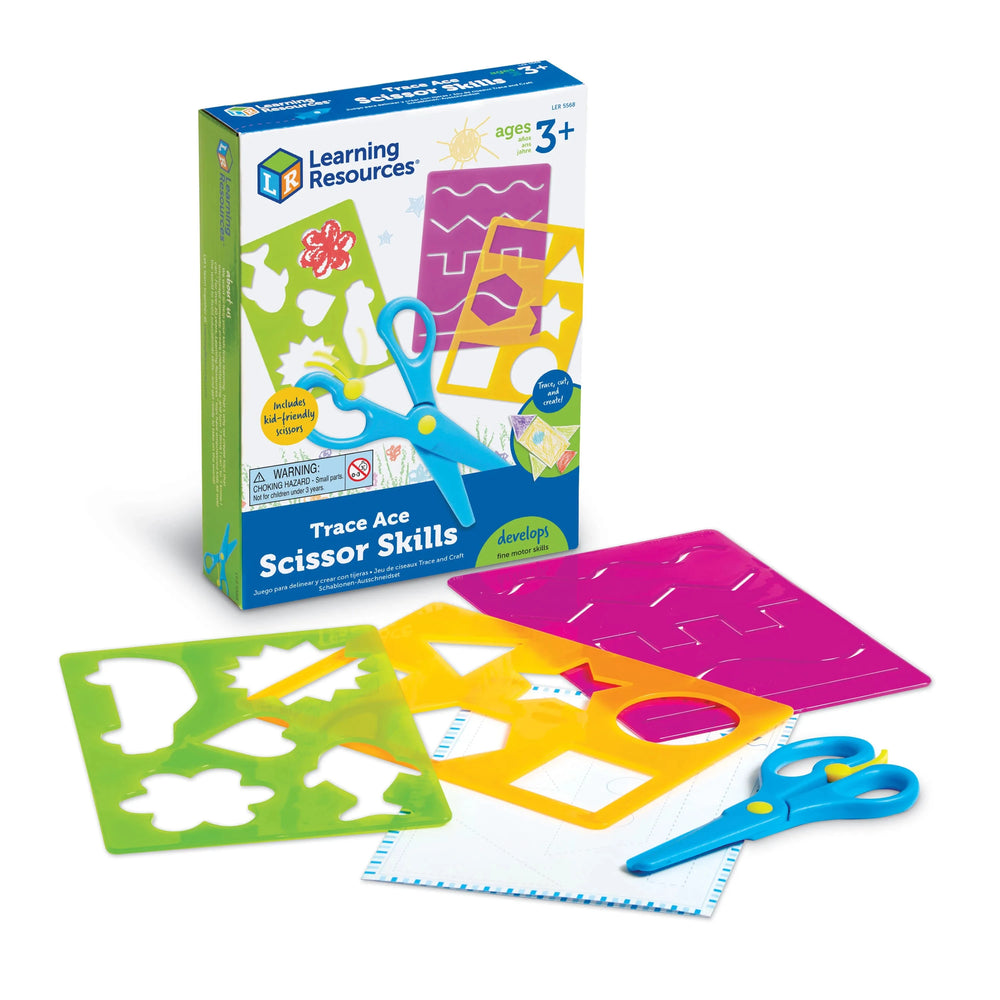 Learning Resources - Trace Ace Scissor Skills Set