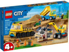 LEGO - City - Construction Trucks and Wrecking Ball Crane