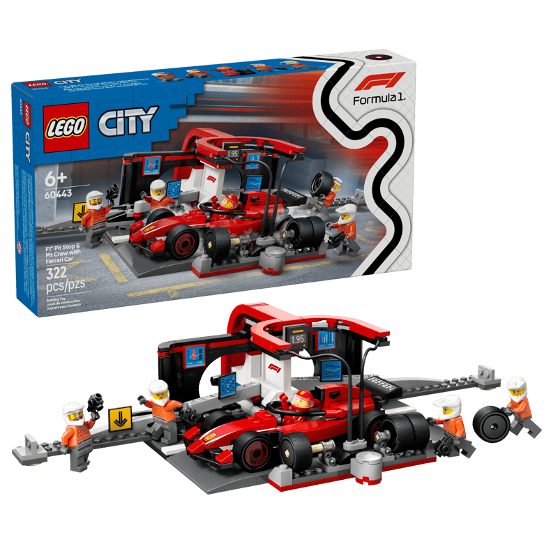LEGO - City - F1® Pit Stop & Pit Crew with Ferrari Car