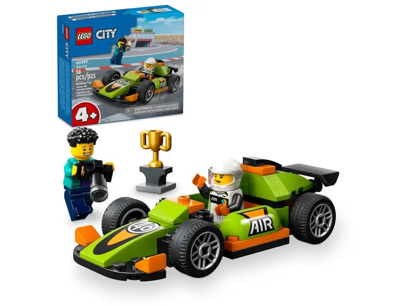LEGO City Green Race Car Little Canadian