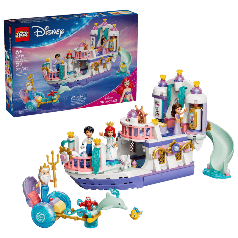 LEGO Disney Princess - Ariel's Royal Wedding Boat - 519-Piece Building Set