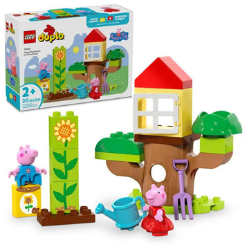 LEGO - Duplo - Peppa Pig Garden and Tree House Building Toys