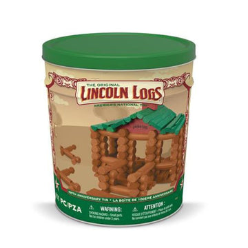 Lincoln Logs - 100th Anniversary Tin -  111pc Building Toys