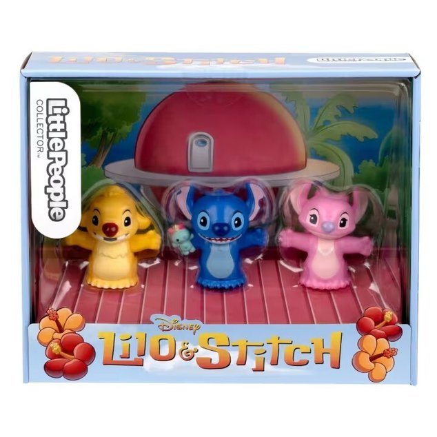 Little People - Lilo & Stitch - Sidekicks Collector Set - 3-Piece Character Figure Set