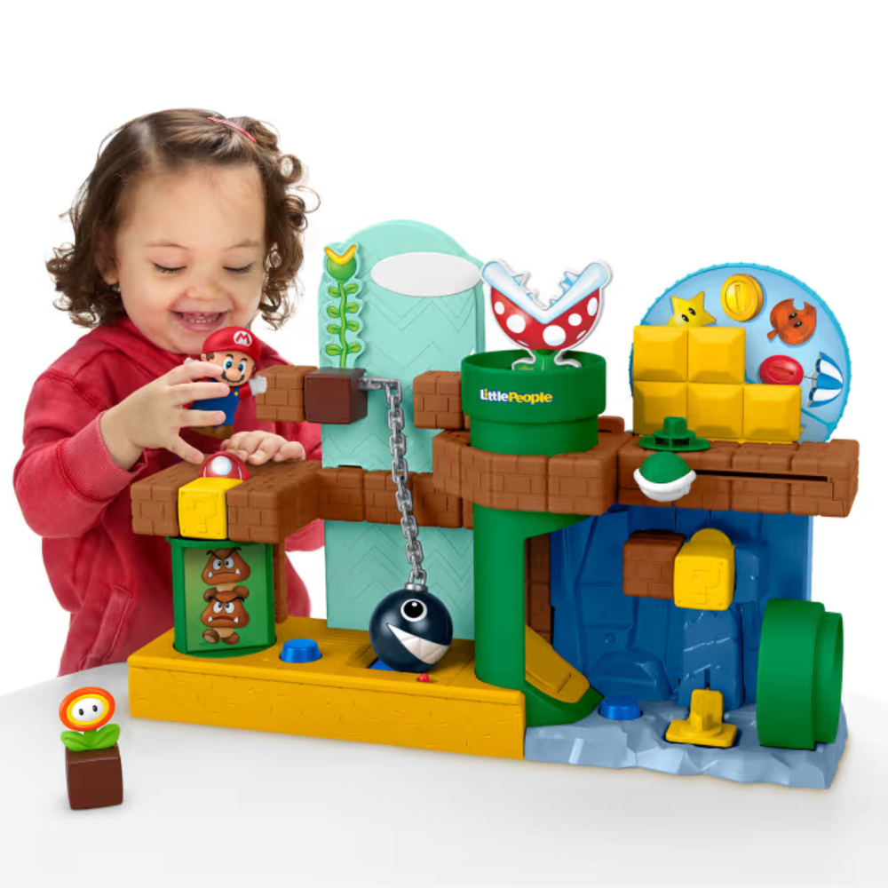 Little People - My Mario Adventure Playset - Interactive Musical Super Mario Playset