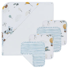 Living Textiles - Baby Bath Gift Set - 5pc
