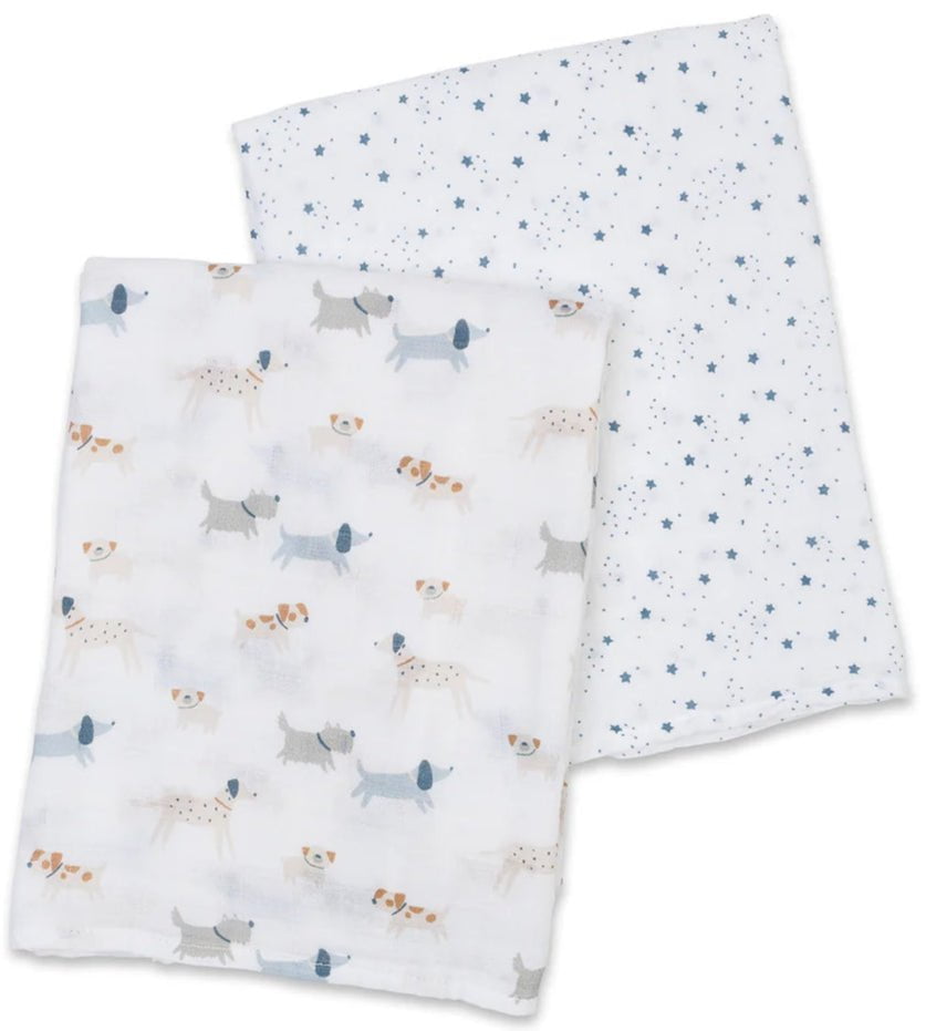 Lulujo - Cotton Muslin Swaddle 2pk