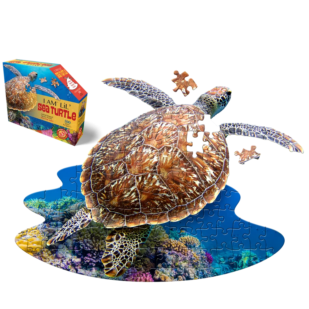 Madd Capp - I AM LiL' Sea Turtle - 100-Piece Shaped Puzzle