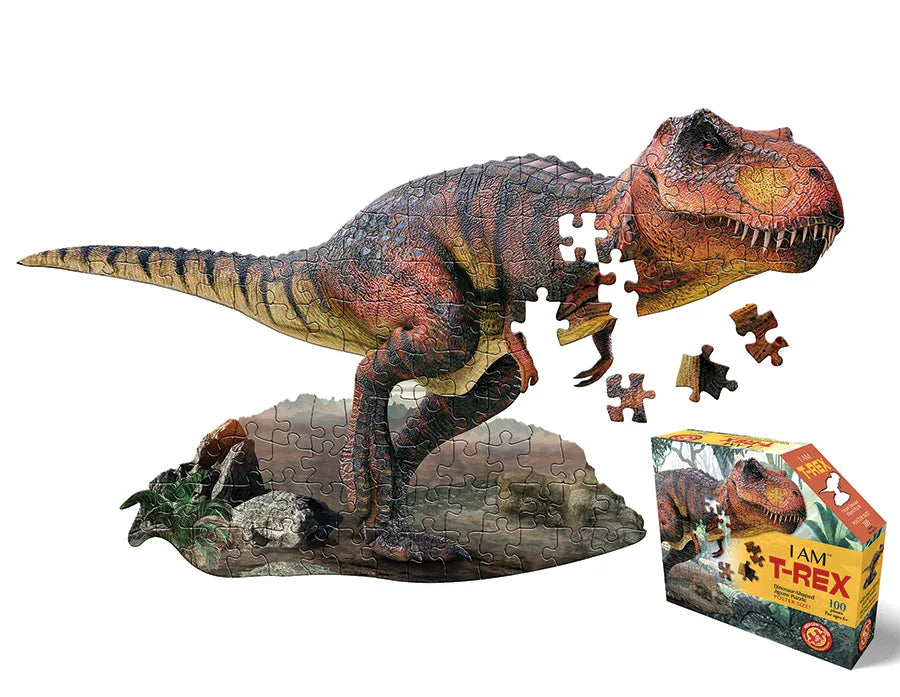 Madd Capp - I AM T-Rex - 100-Piece Dinosaur Shaped Puzzle