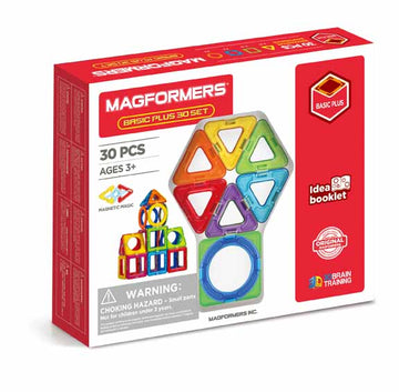 Magformers - Basic Plus 30PC Building Set Building Toys