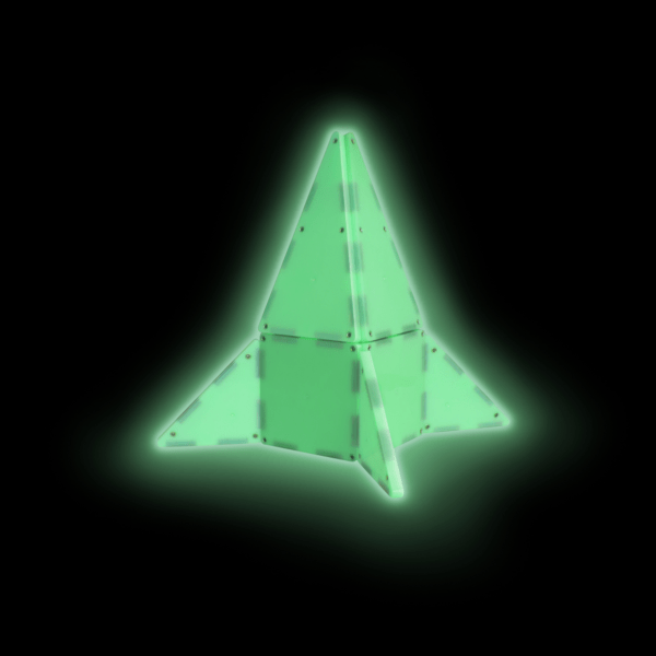 Magna Tiles 16 Piece Glow in the Dark Set Little Canadian