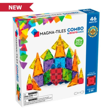 Magna-Tiles - Combo + microMAGS - 46 Piece Set