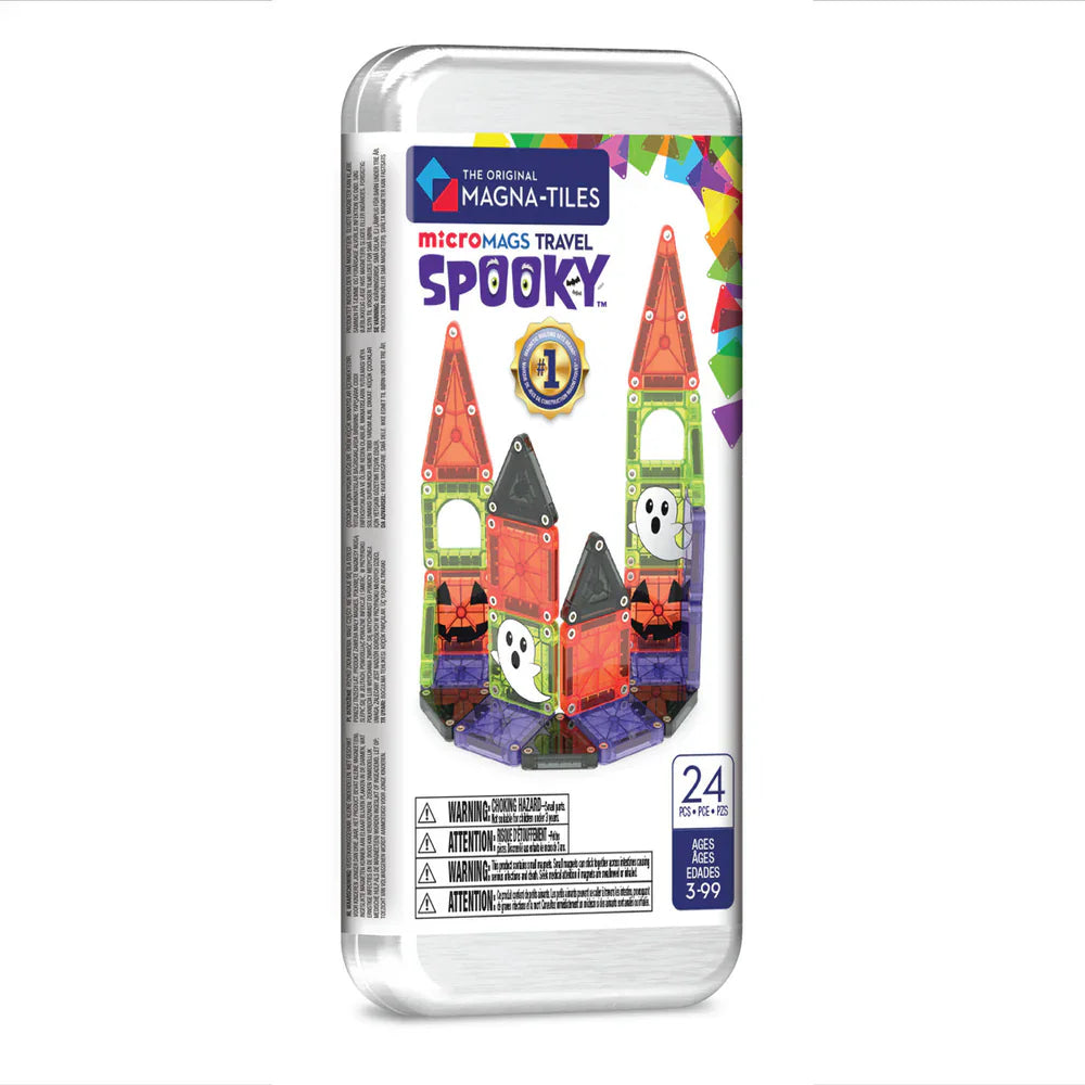 Magna-Tiles - microMAGS Spooky 24-Piece Travel Set