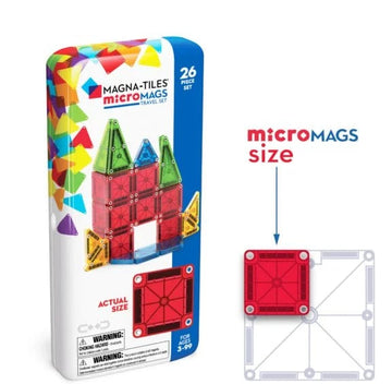 Magna-Tiles - microMAGS Travel 26-Piece Set