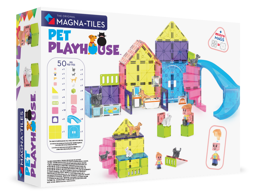 Magna-Tiles - Pet Playhouse 50-Piece Set – Little Canadian