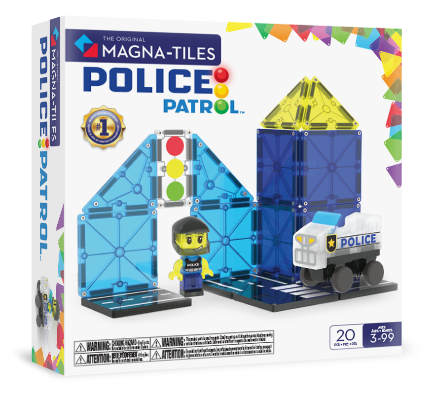 Magna-Tiles - Police Patrol 20-Piece Set