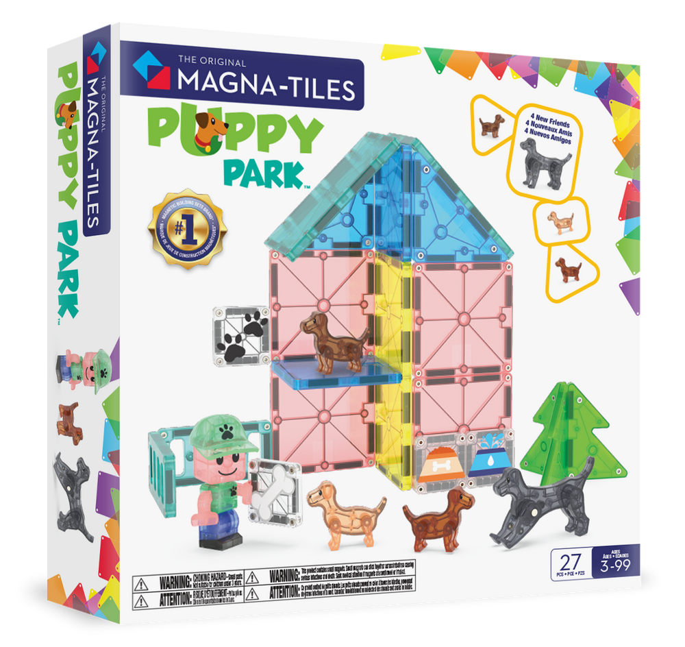 Magna-Tiles - Puppy Park 27-Piece Set