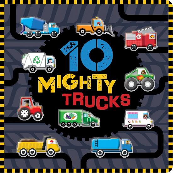 Make Believe Ideas - 10 Mighty Trucks Board Book
