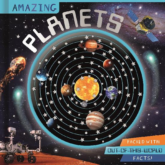 Make Believe Ideas - Amazing Planets - Interactive Hardcover Book