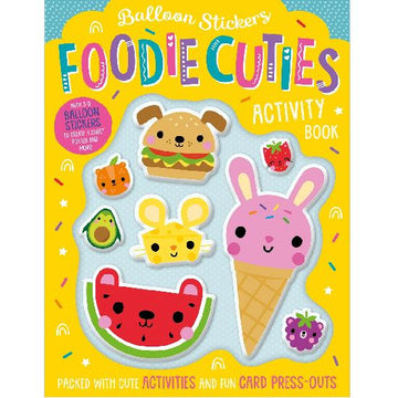 Make Believe Ideas - Balloon Stickers Activity Book Foodie Cuties Crafts & Activity Books