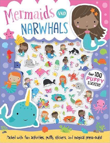 Make Believe Ideas - Mermaids and Narwhals - Activity Book w/ Puffy Stickers