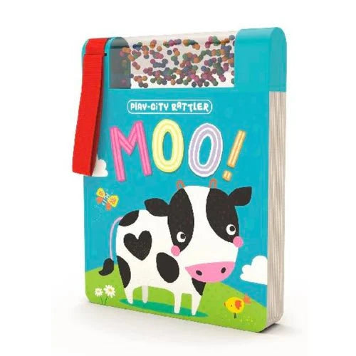 Make Believe Ideas - Play-City Rattler Moo! Board Book