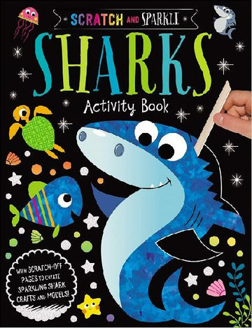 Make Believe Ideas - Scratch and Sparkle: Activity Book Sharks Crafts & Activity Books