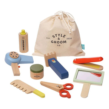 Manhattan Toy - Style & Groom Wooden Barber Set All Toys