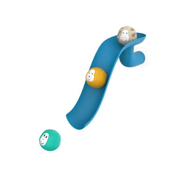 Matchstick Monkey - Bathtime Slide Set Blue Bath Toys