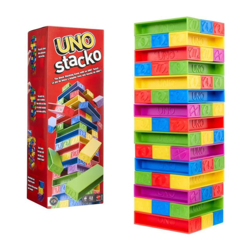 Mattel - UNO Stacko - Stacking Block Game