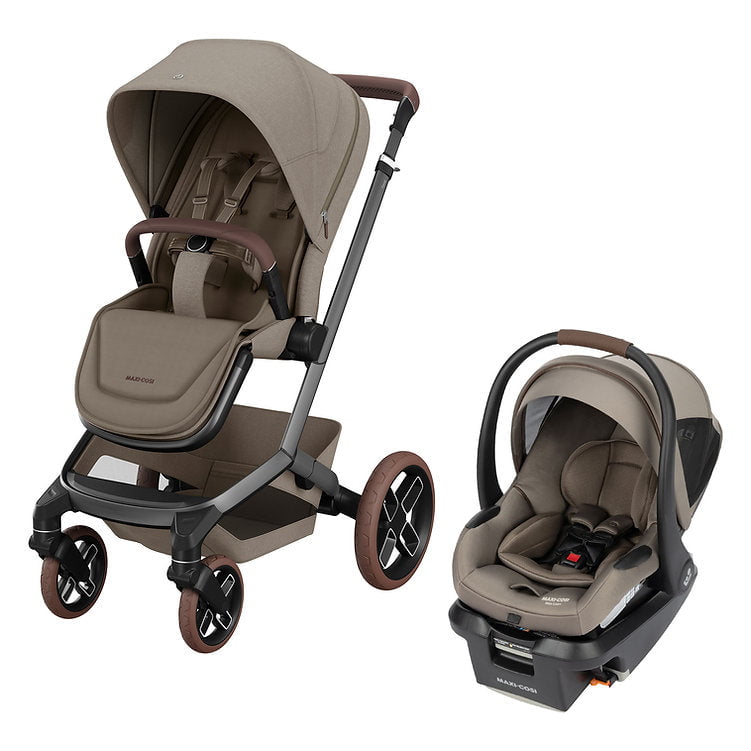 Maxi Cosi - Fame Stroller & Mico Luxe+ Car Seat - Premium Travel System