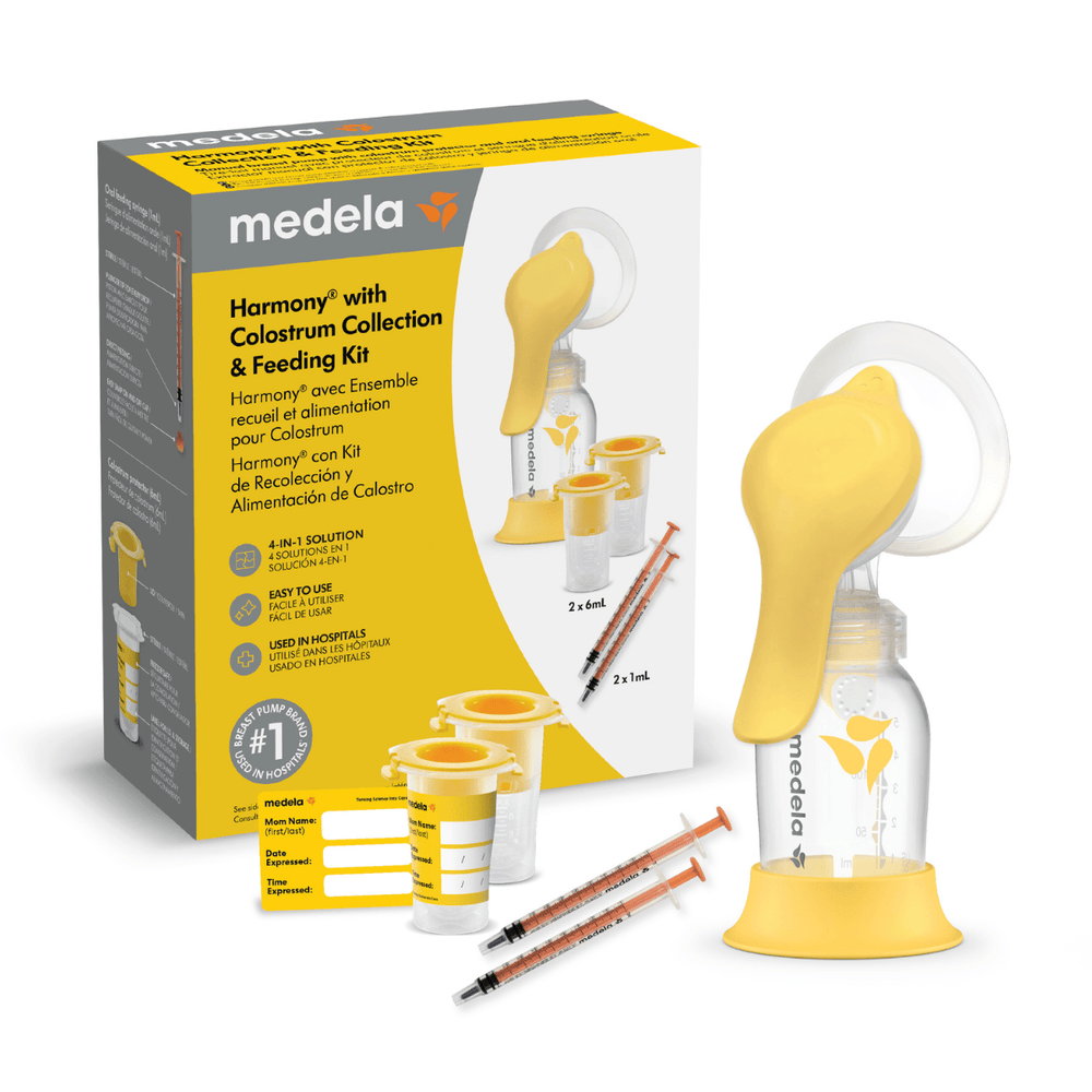 Medela - Harmony Manual Breast Pump with Colostrum Collection & Feeding Kit