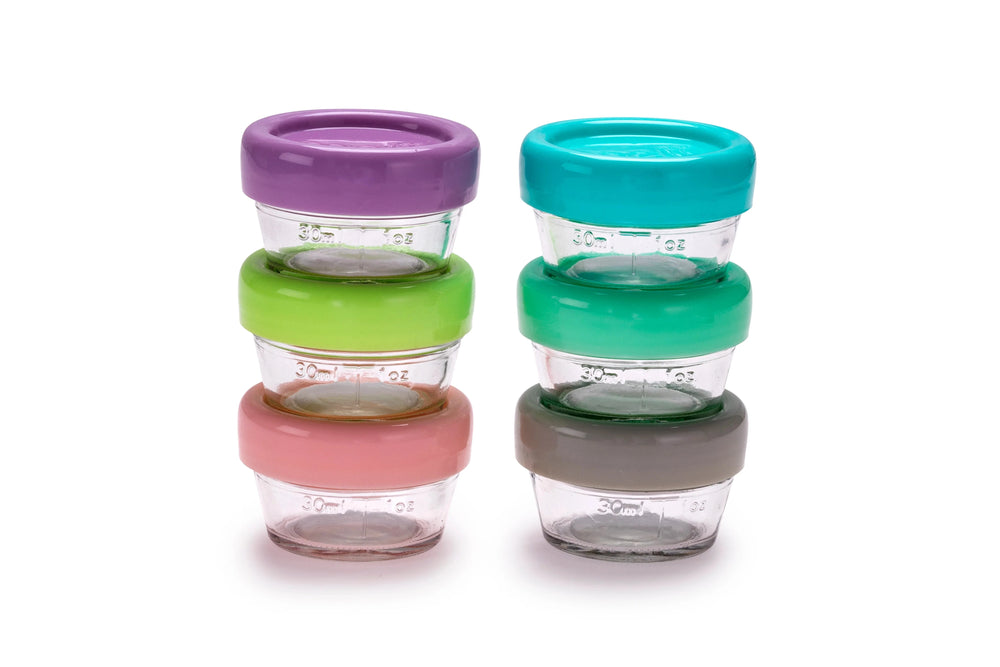 Melii - 2oz Glass Food Containers (Set of 6)