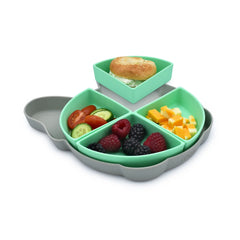 Melii - Silicone Divided Suction Plate with Removable Dividers