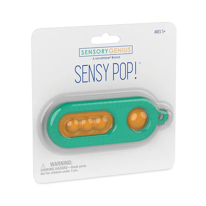 MindWare - Sensy Pop - Portable Sensory Fidget Keychain