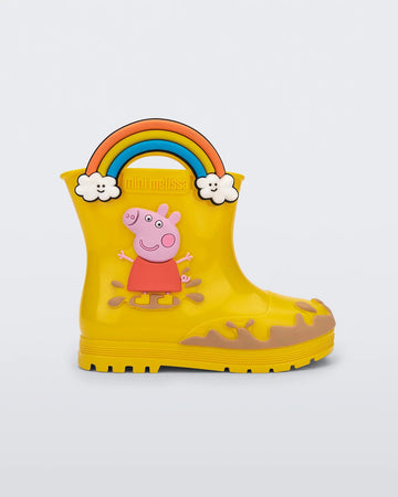 Mini Melissa - Peppa Pig Welly Boots - Baby/Toddler Rain Boot Yellow / 5 Shoes & Accessories