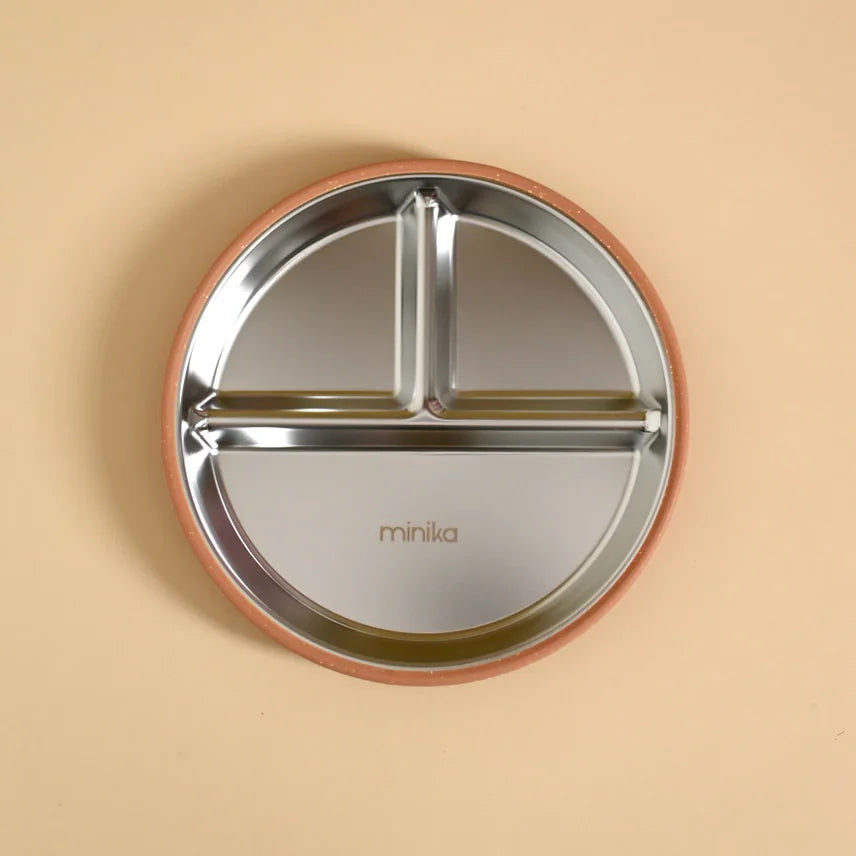 Minika - Stainless Steel & Silicone Suction Plate