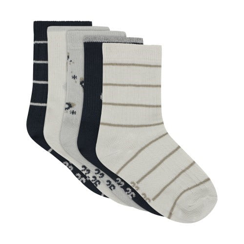 Minymo - Toddler Patterned Ankle Sock - 5-Pack