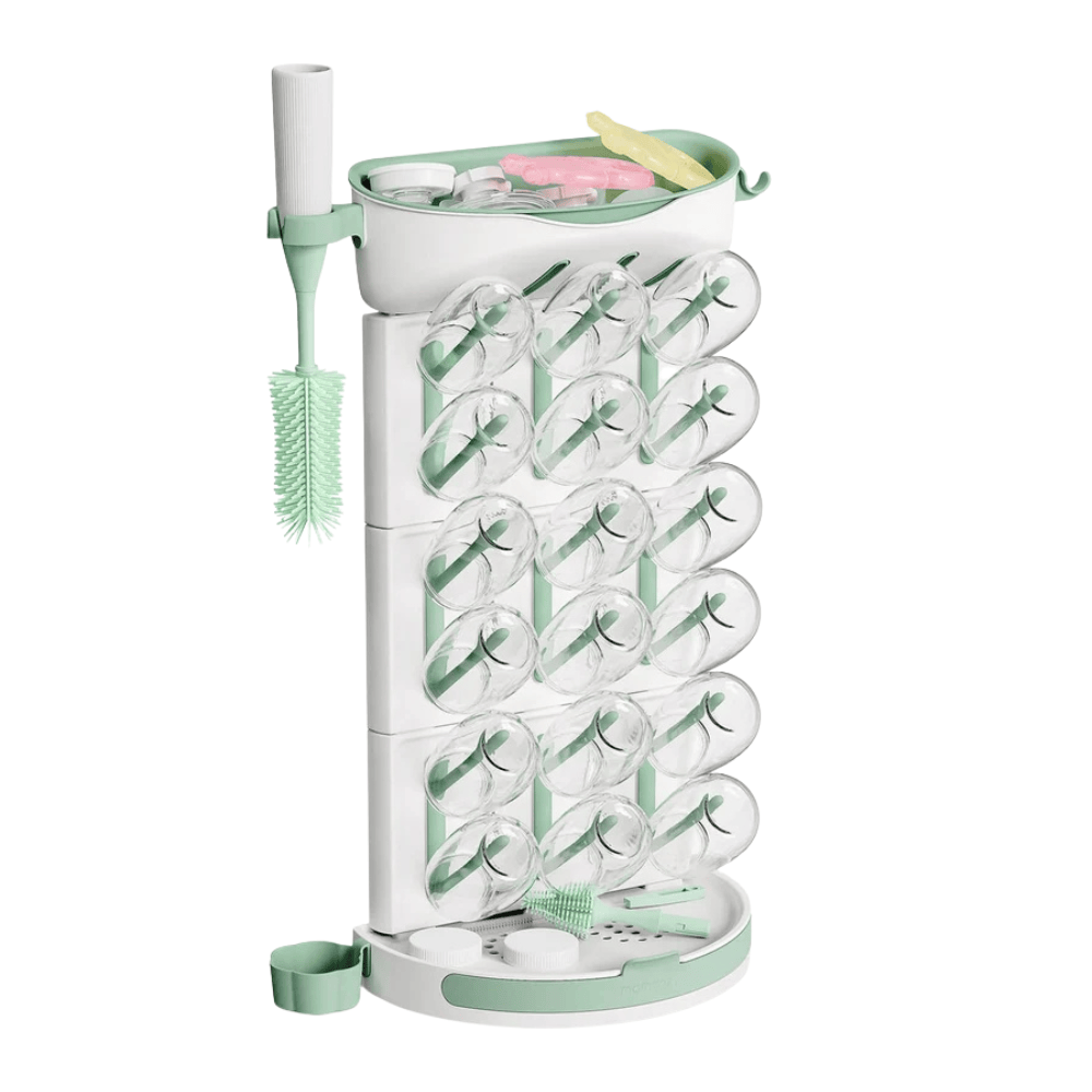 Momcozy - DIY Larger Bottle Drying Rack - Holds Up to 18 Bottles