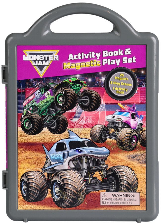 Monster Jam - Activity Book and Magnetic Play Set