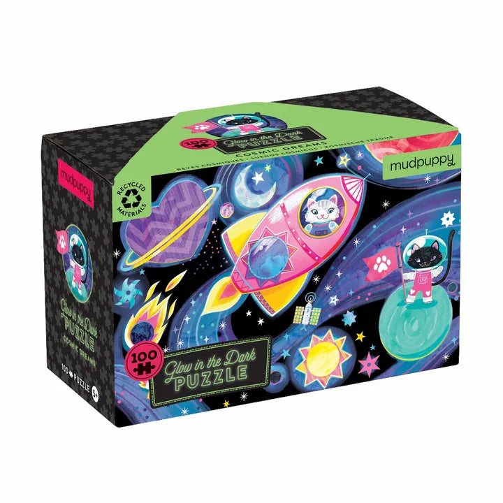 Mudpuppy - Cosmic Dreams - Glow in the Dark 100 Pc Puzzle
