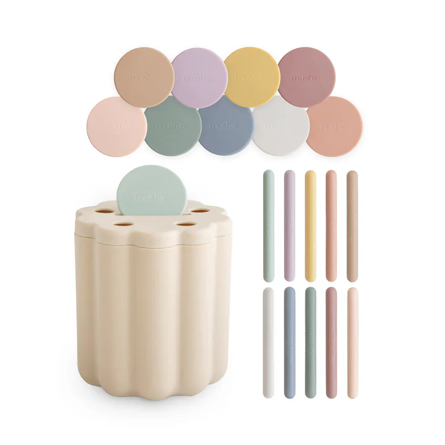 Mushie - Coin & Tube Sorting Set for Toddlers