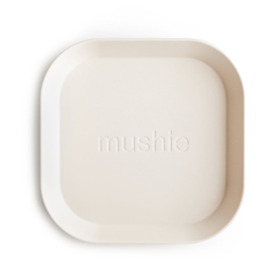 Mushie - Dinnerware Square Plate (2 pk)