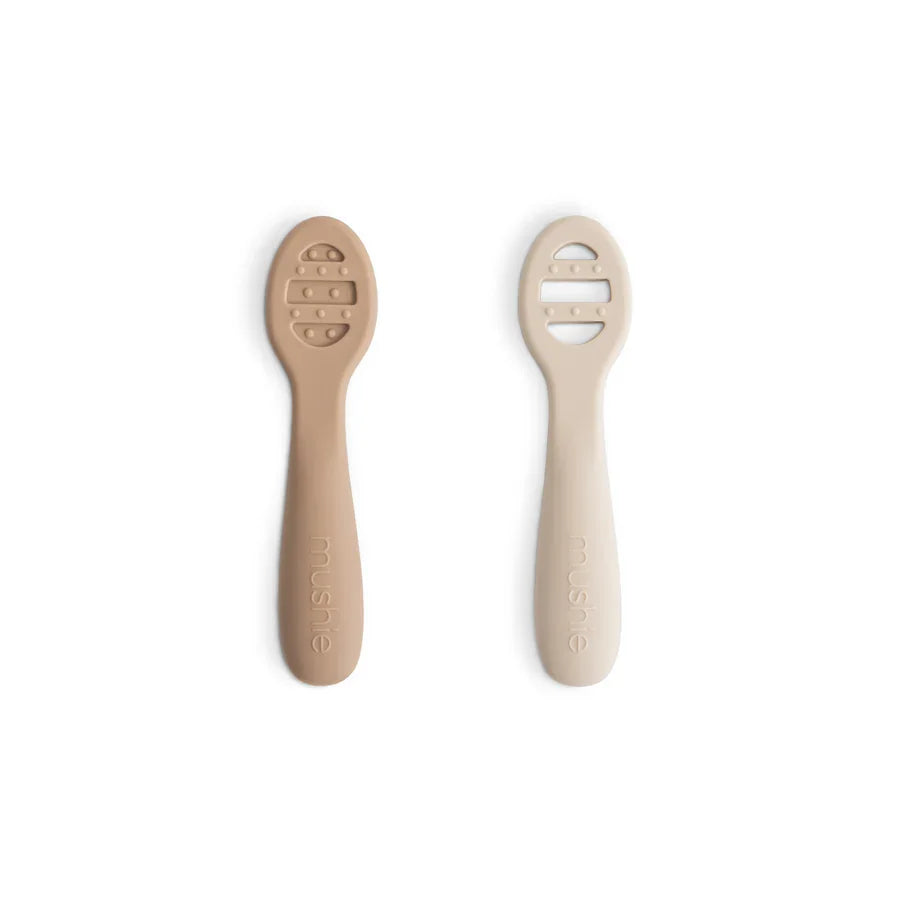 Mushie - First Feeding Silicone Baby Spoons (2-Pack)