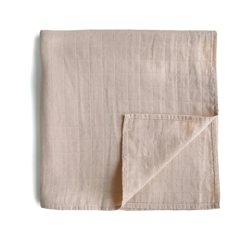 Mushie - Muslin Swaddle Blanket Organic Cotton