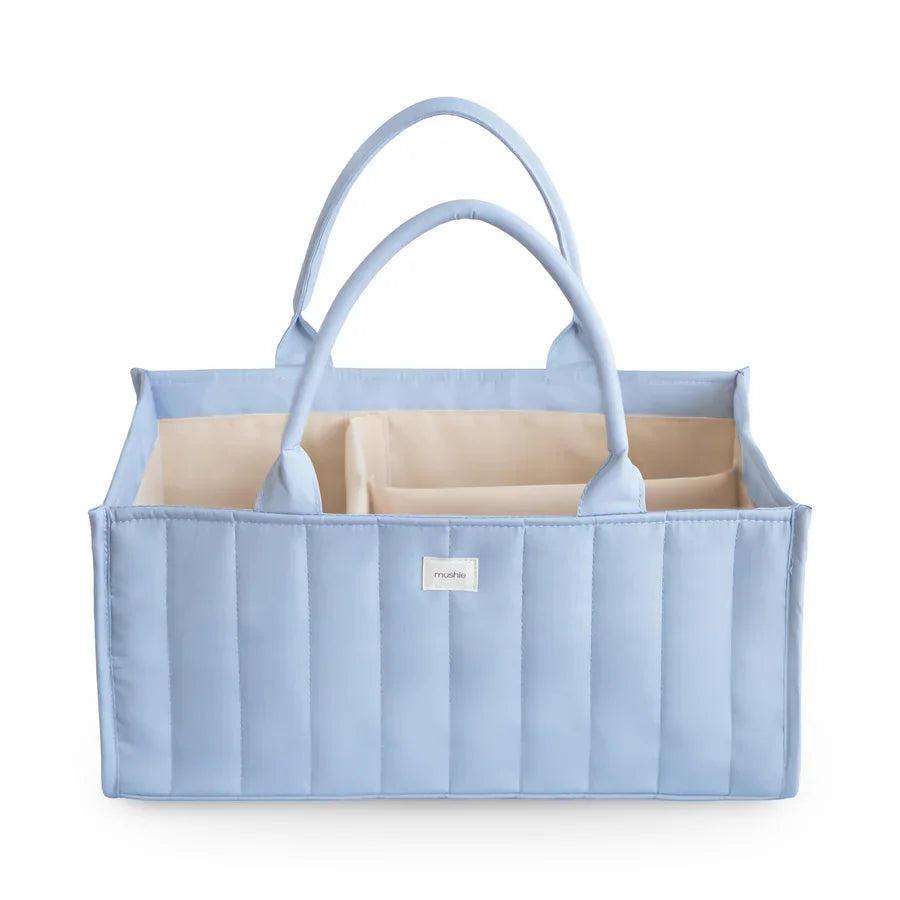 Mushie - Quilted Diaper Caddy Organizer