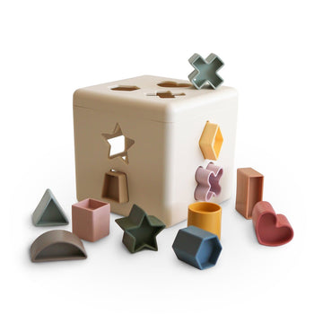 Mushie - Shape Sorting Box Baby Toys