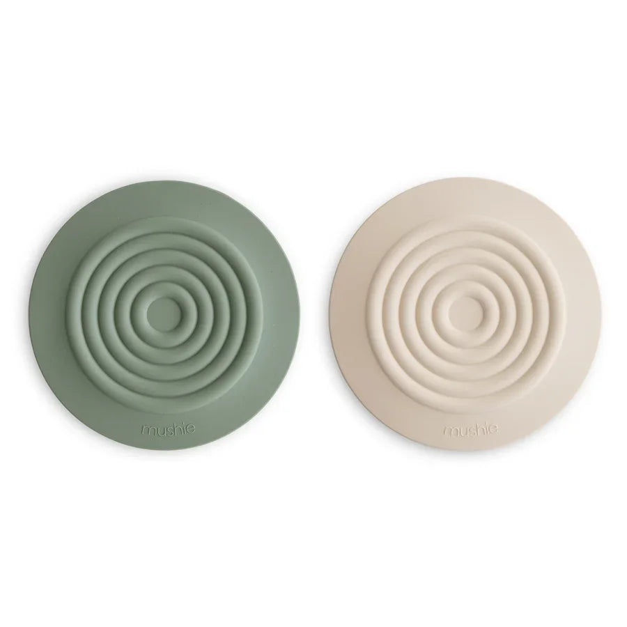 Mushie - Silicone Bathtub Drain Stoppers (2-Pack)
