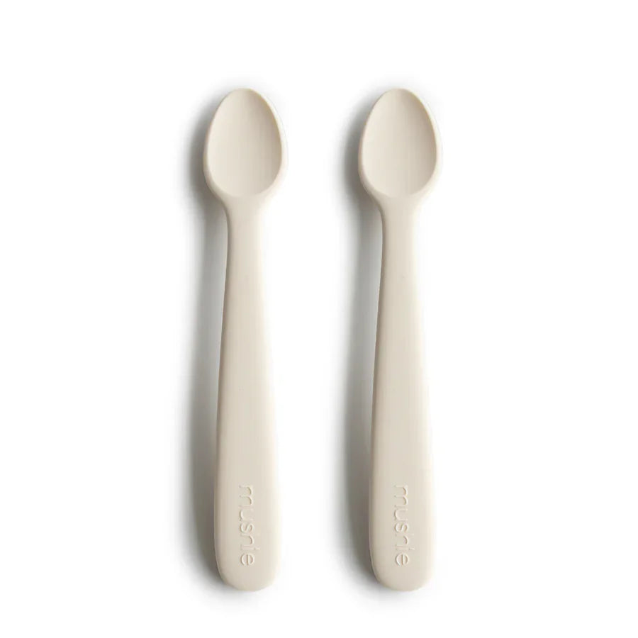 Mushie - Silicone Feeding Spoon 2pck